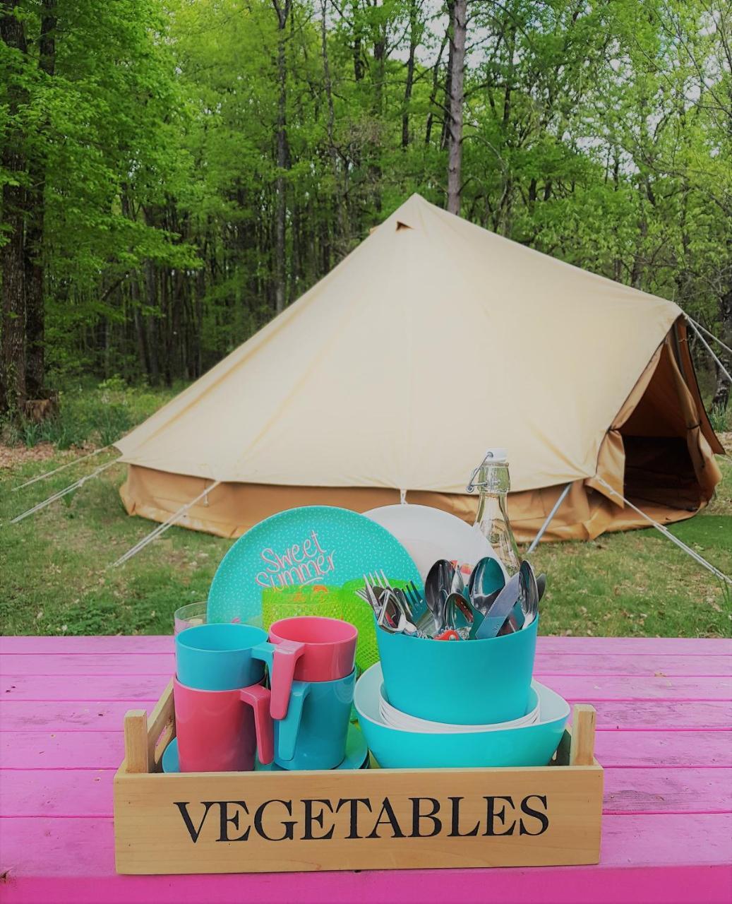 Camping Bois De St Hilaire Chalandray Eksteriør bilde